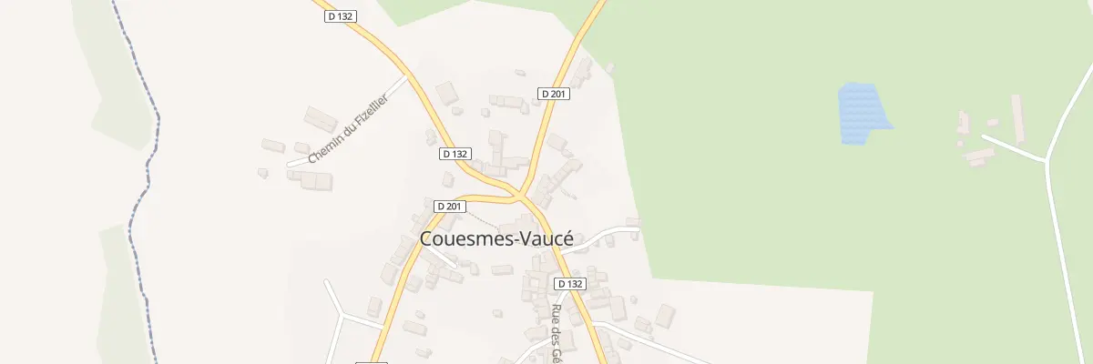 Plan du 54 Rue du Six Aout 1944 à Couesmes-Vaucé