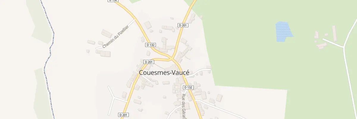 Plan du 52 Rue du Six Aout 1944 à Couesmes-Vaucé