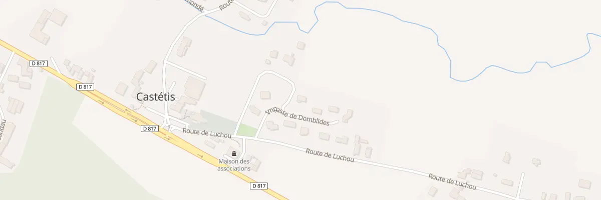 Plan du 113 Lot de Domblides à Castétis