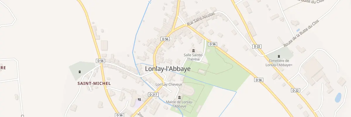 Plan du 16 Rue du Centre à Lonlay-l’Abbaye