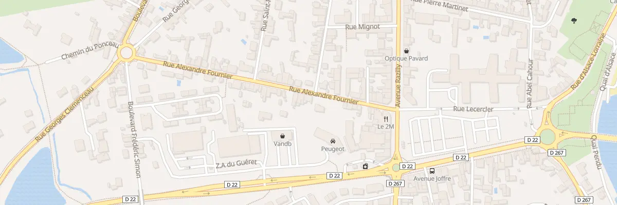 Plan du 21 Rue Alexandre Fournier à Château-Gontier-sur-Mayenne