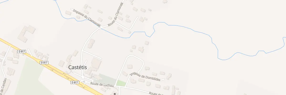 Plan du 145 Imp du Stade à Castétis