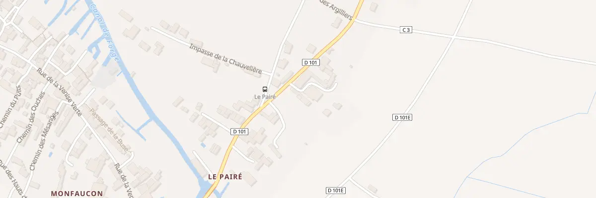 Plan du 2 Rte d’Arçais à Saint-Hilaire-la-Palud