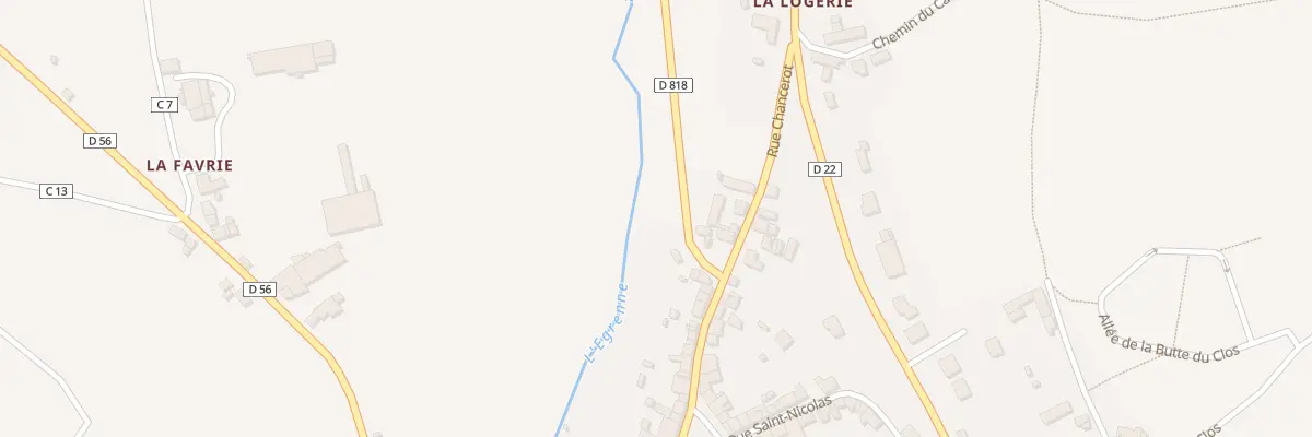 Plan du 1 Rte de Beauchêne à Lonlay-l’Abbaye