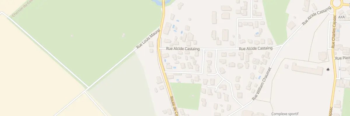 Plan du 30 Rue Alcide Castaing à Saint-Médard-en-Jalles