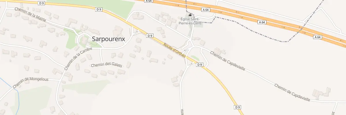 Plan du 2 Che de Mallardenx à Sarpourenx