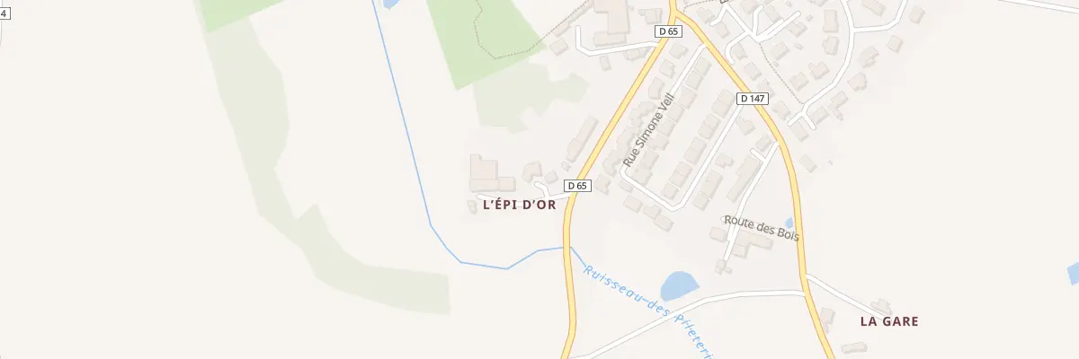 Plan du 2 L’Epi d’Or à Vezins