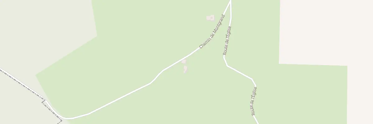 Plan du 1 Che de Montgrand à Ogenne-Camptort