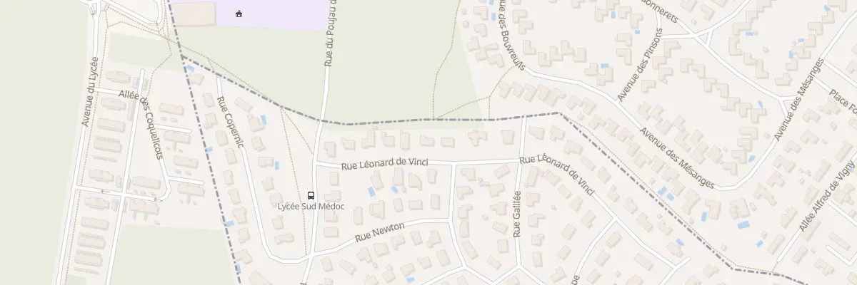 Plan du 10 Rue Léonard de Vinci à Saint-Médard-en-Jalles