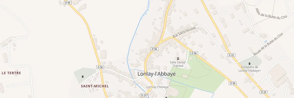 Plan du 15 Rue du Centre à Lonlay-l’Abbaye