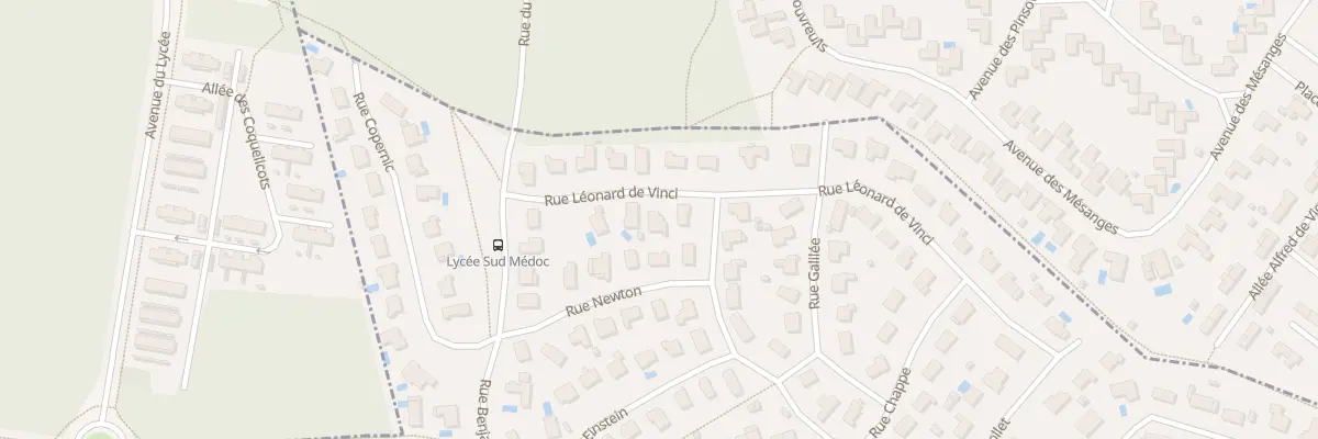 Plan du 7 Rue Léonard de Vinci à Saint-Médard-en-Jalles
