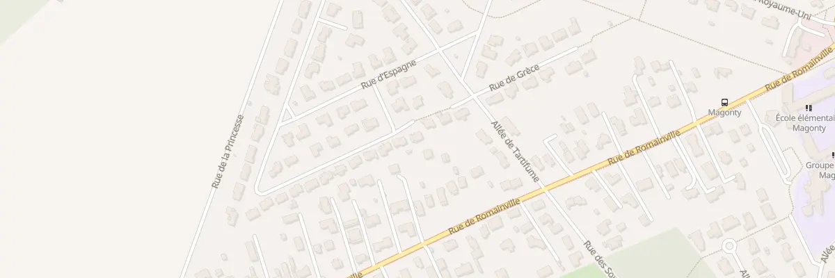 Plan du 50 Rue d’Espagne à Pessac