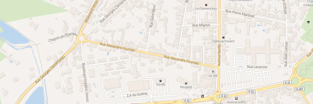 Plan du 28 Rue Alexandre Fournier à Château-Gontier-sur-Mayenne