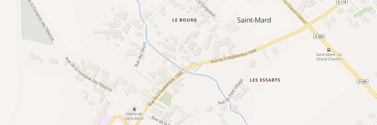 Plan du 213 Rue du Six Septembre 1944 à Saint-Mard