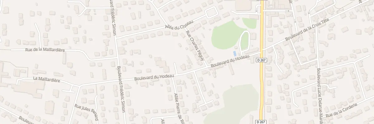 Plan du 10 Bd du Hodeau à Château-Gontier-sur-Mayenne