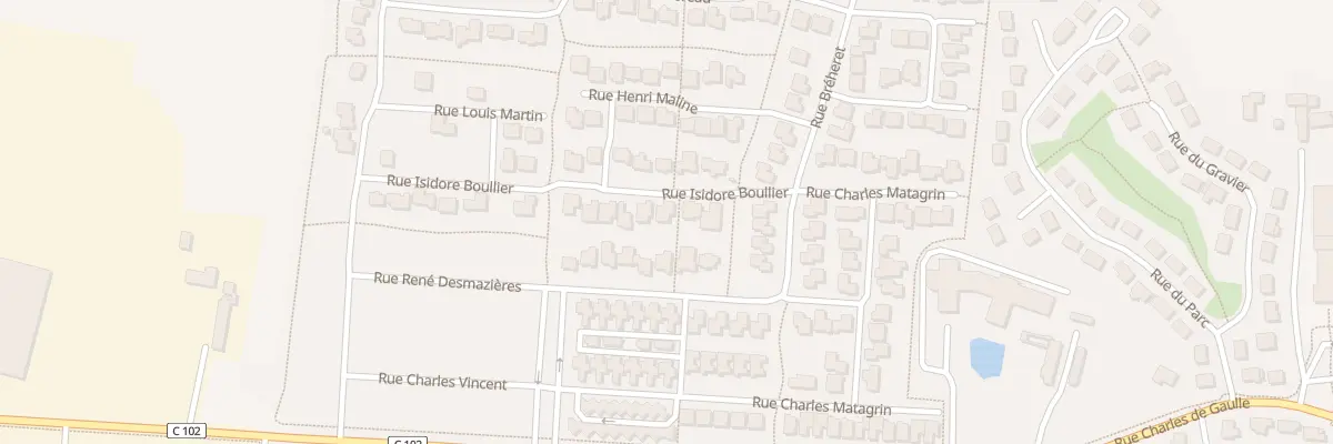 Plan du 7 Rue Isidore Boullier à Bonchamp-lès-Laval