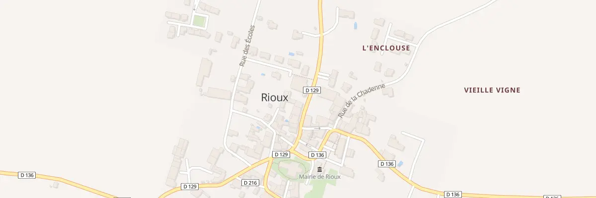 Plan du 19 Rue de Saintes à Rioux