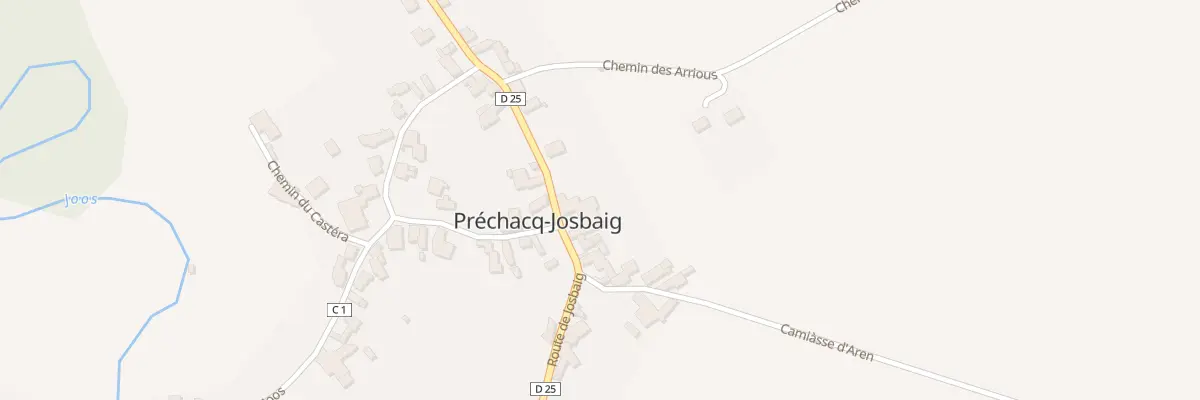 Plan du 29 Rte de Josbaig à Préchacq-Josbaig