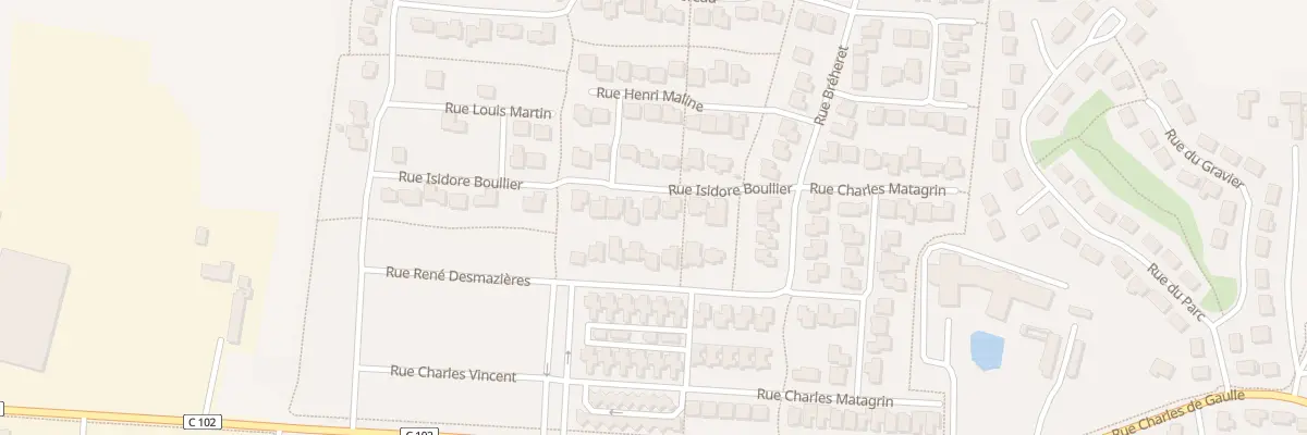 Plan du 9 Rue Isidore Boullier à Bonchamp-lès-Laval
