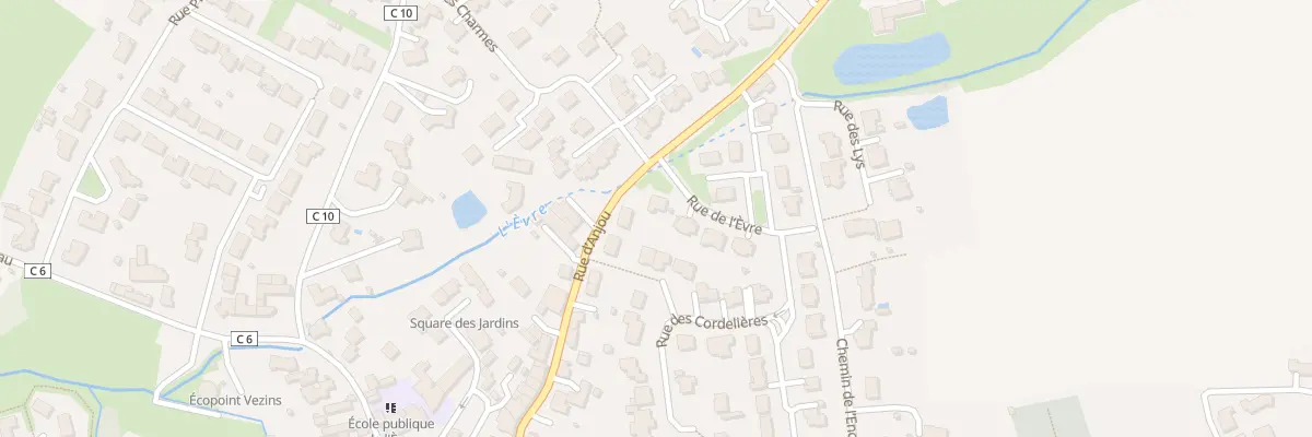 Plan du 2 Rue de l’Evre à Vezins