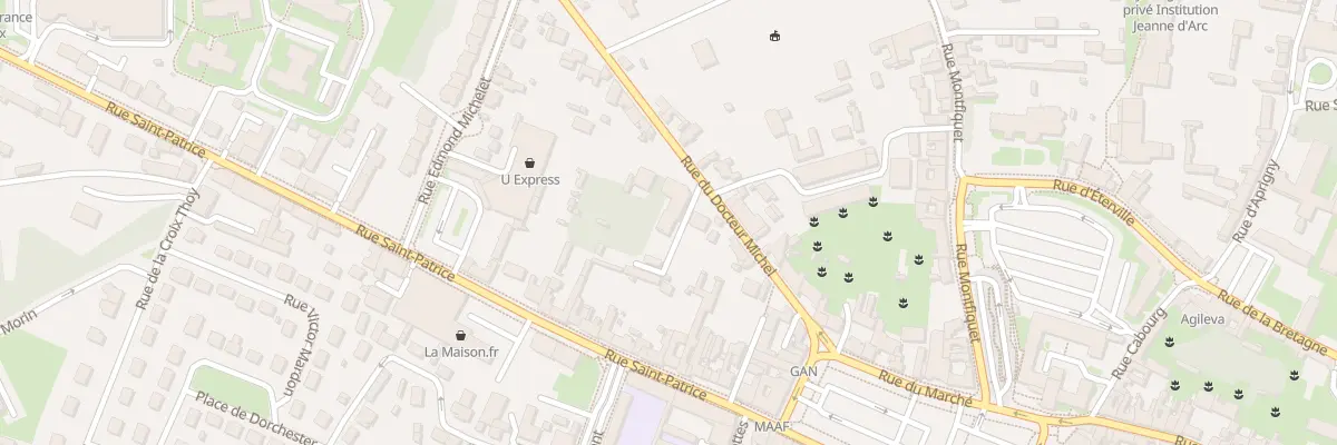Plan du 13B Rue du Docteur Michel à Bayeux