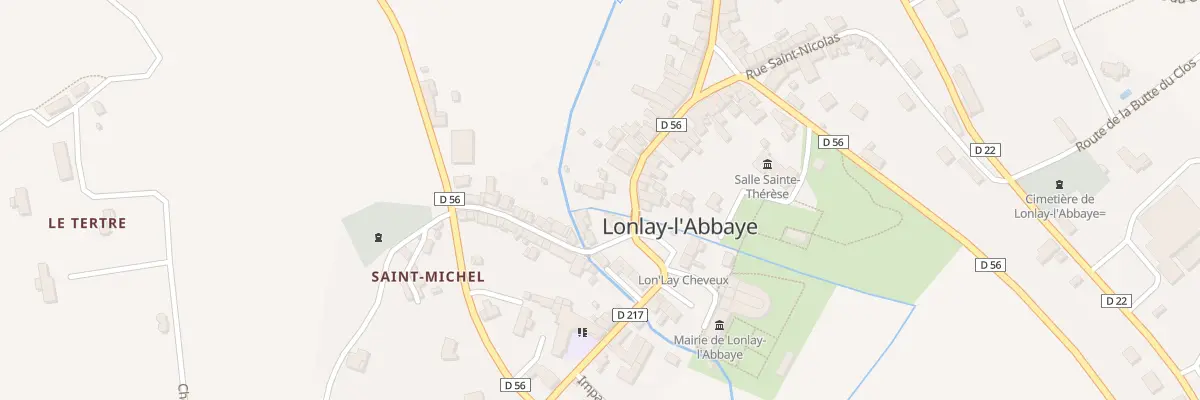 Plan du 1 Rue du Centre à Lonlay-l’Abbaye