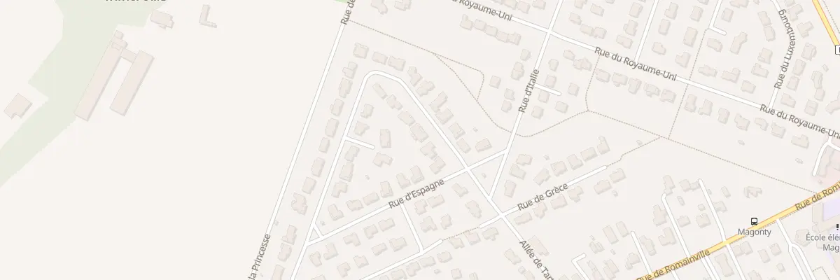 Plan du 5 Rue du Portugal à Pessac