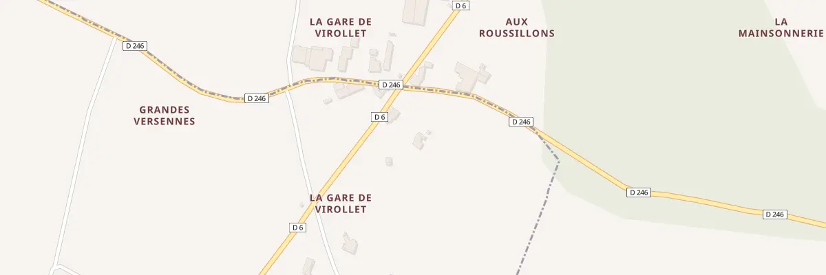 Plan du 3 Ham de la Gare à Virollet