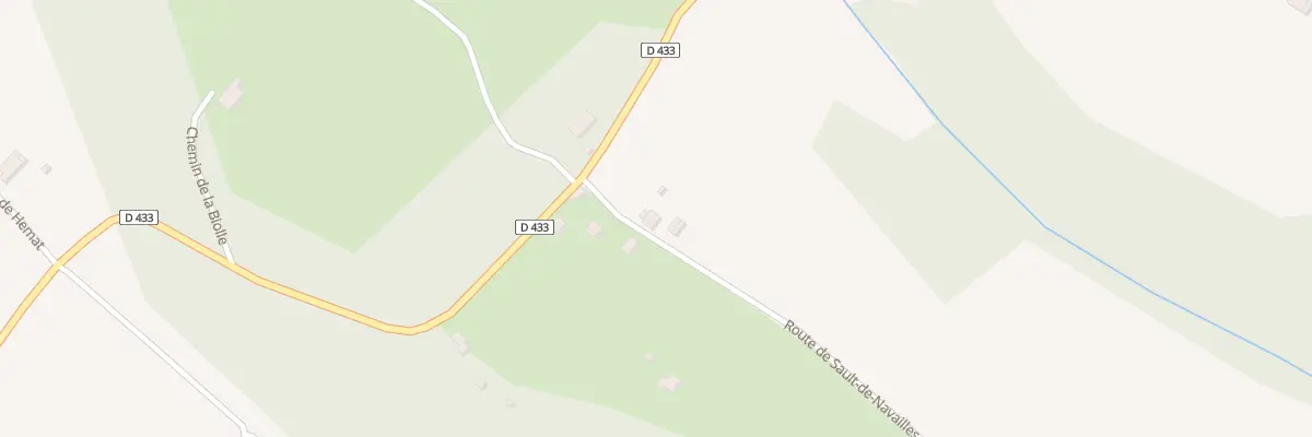Plan du 61 Rte de Sault-de-navailles à Bonnegarde