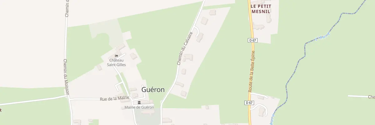 Plan du 224 Che du Calvaire à Guéron