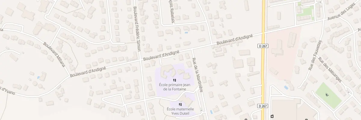 Plan du 29 Bd d’Andigne St Fort à Château-Gontier-sur-Mayenne