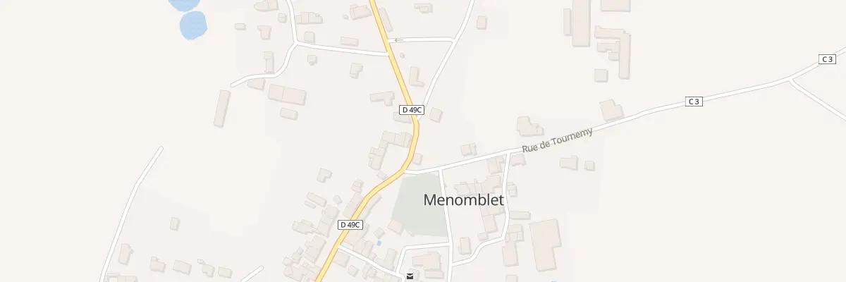 Plan du 1 Rue de Tournemy à Menomblet