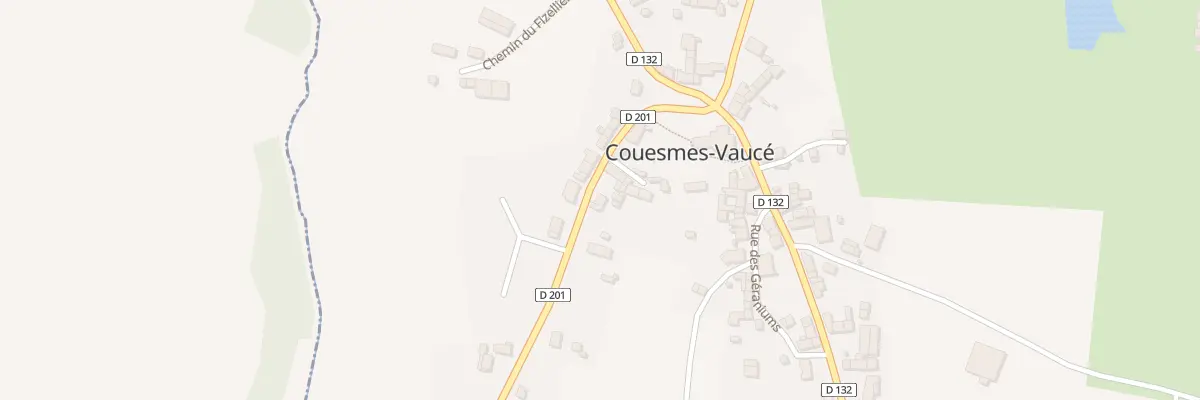 Plan du 21 Rue du Bocage à Couesmes-Vaucé
