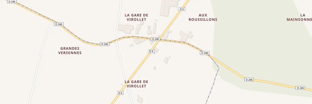 Plan du 1 Ham de la Gare à Virollet
