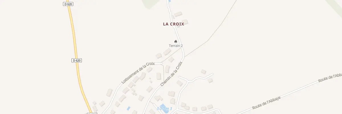 Plan du 21 Lot de la Croix à Sacé