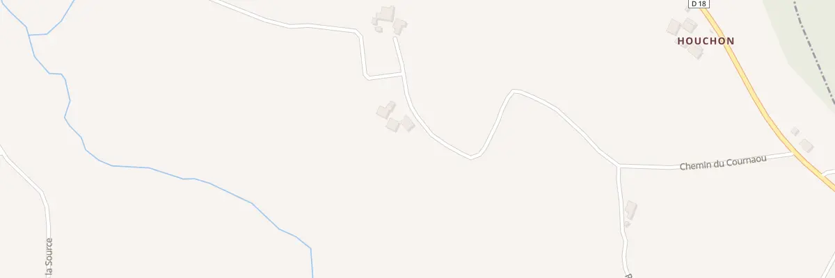 Plan du 535 Che du Cournaou à Saint-Aubin