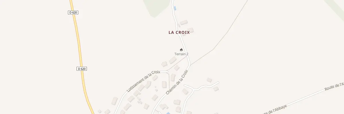 Plan du 10 Lot de la Croix à Sacé