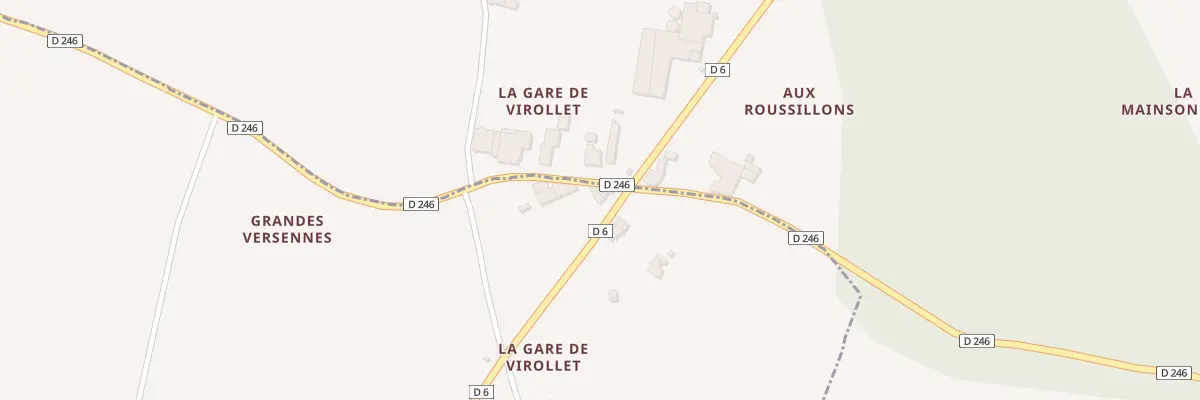 Plan du 4 Ham de la Gare à Virollet