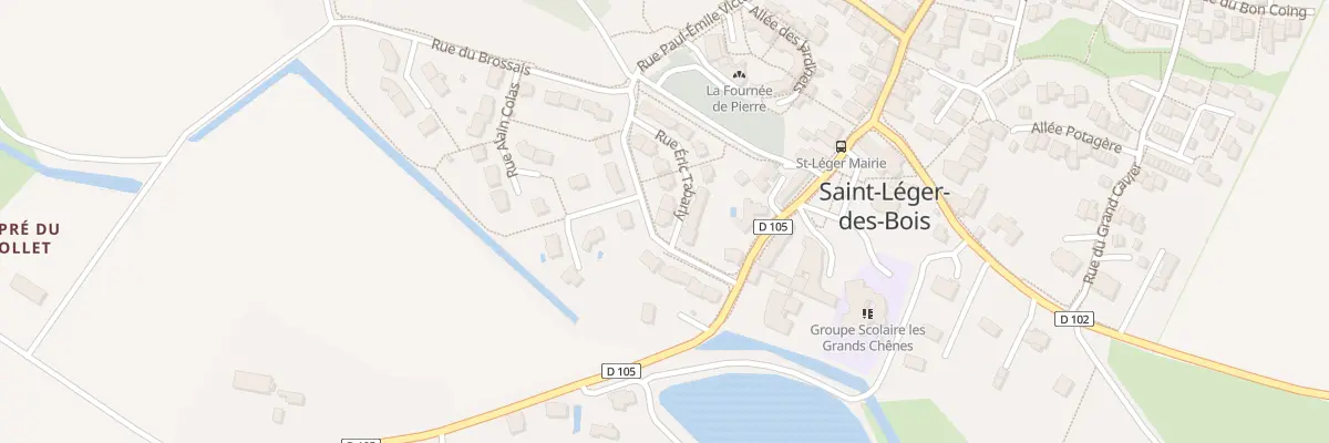 Plan du 12 Rue Eric Tabarly à Saint-Léger-de-Linières