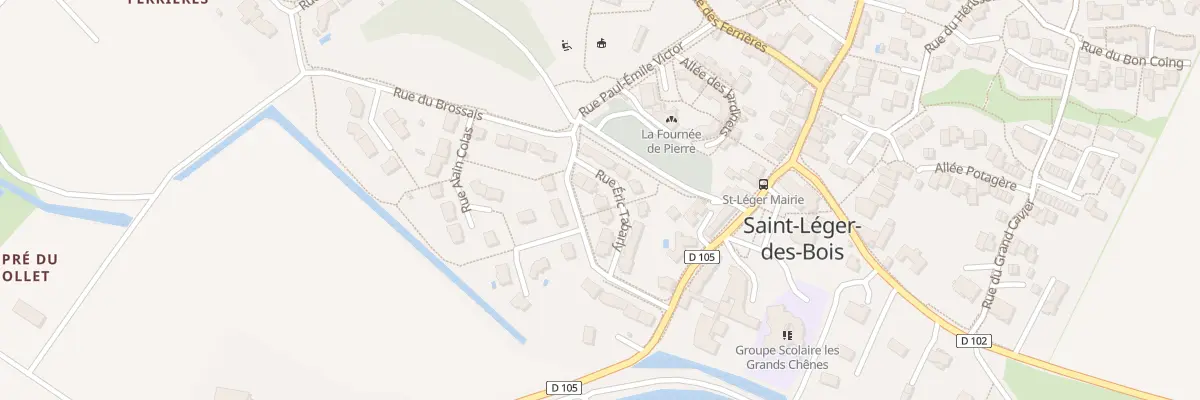 Plan du 6 Rue Eric Tabarly à Saint-Léger-de-Linières