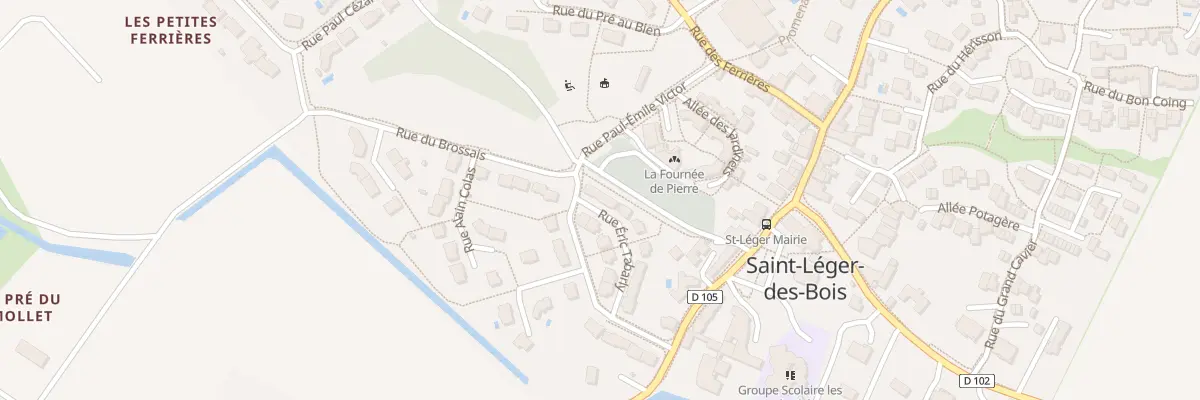 Plan du 3 Rue Eric Tabarly à Saint-Léger-de-Linières