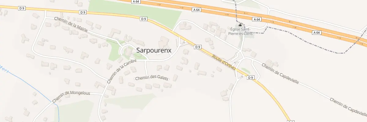 Plan du 5 Che de la Carrère à Sarpourenx
