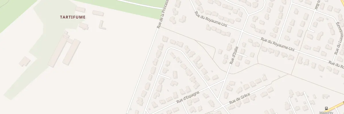 Plan du 11 Rue du Portugal à Pessac