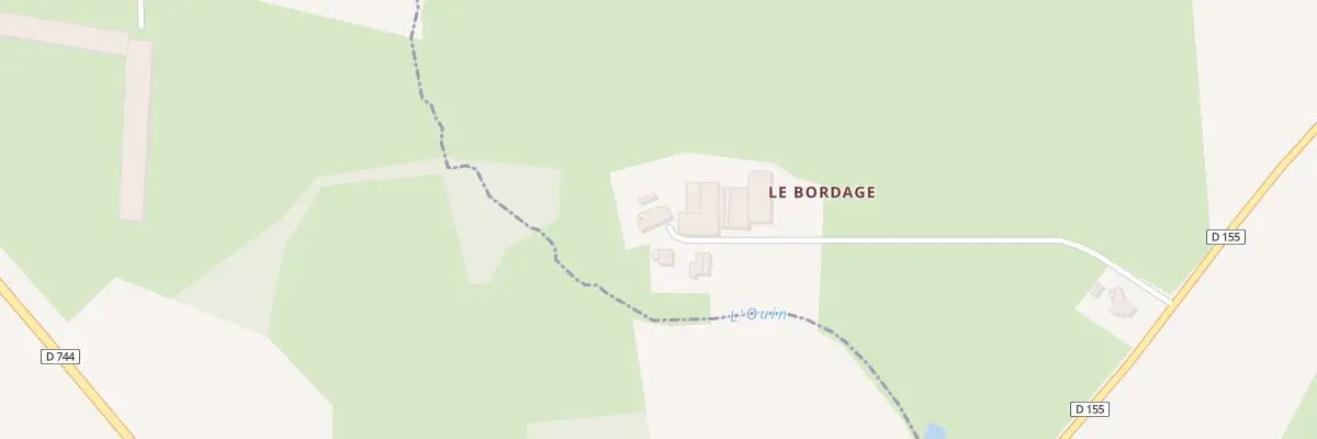 Plan du 4 Le Bordage à Combrand