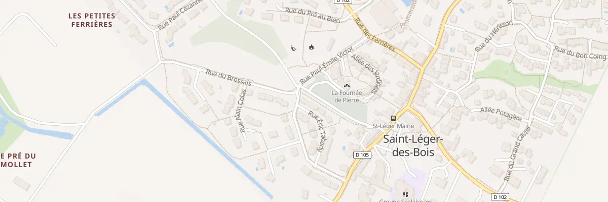 Plan du 1 Rue Eric Tabarly à Saint-Léger-de-Linières