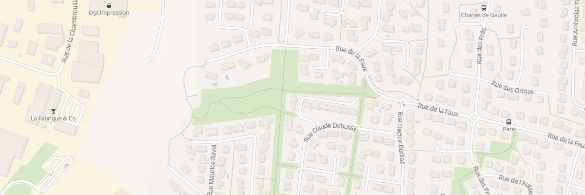 Plan du 20 Rue Claude Debussy à Bonchamp-lès-Laval