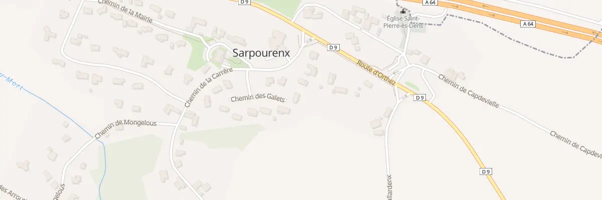 Plan du 7 Che des Galets à Sarpourenx