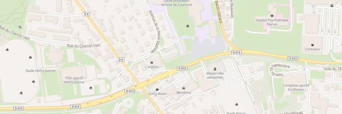 Plan du 10 Av de la Reine Mathilde à Bayeux