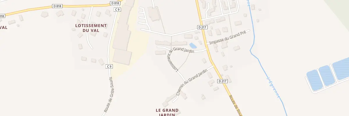 Plan du 5 Le Grand Jardin à Lonlay-l’Abbaye