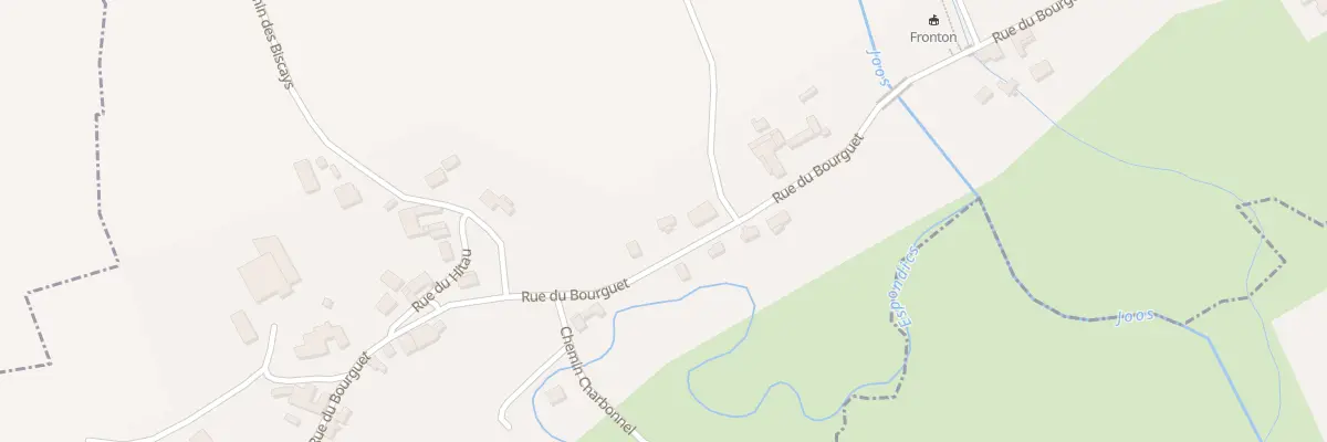 Plan du 9451 Rue du Bourguet à Geüs-d’Oloron